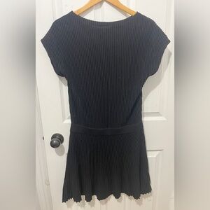 Maeve Ruth by Anthropologie
Black ribbed knit sweater dress